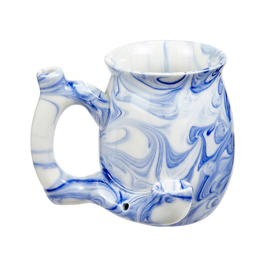 Marbled Ceramic Pipe Mug