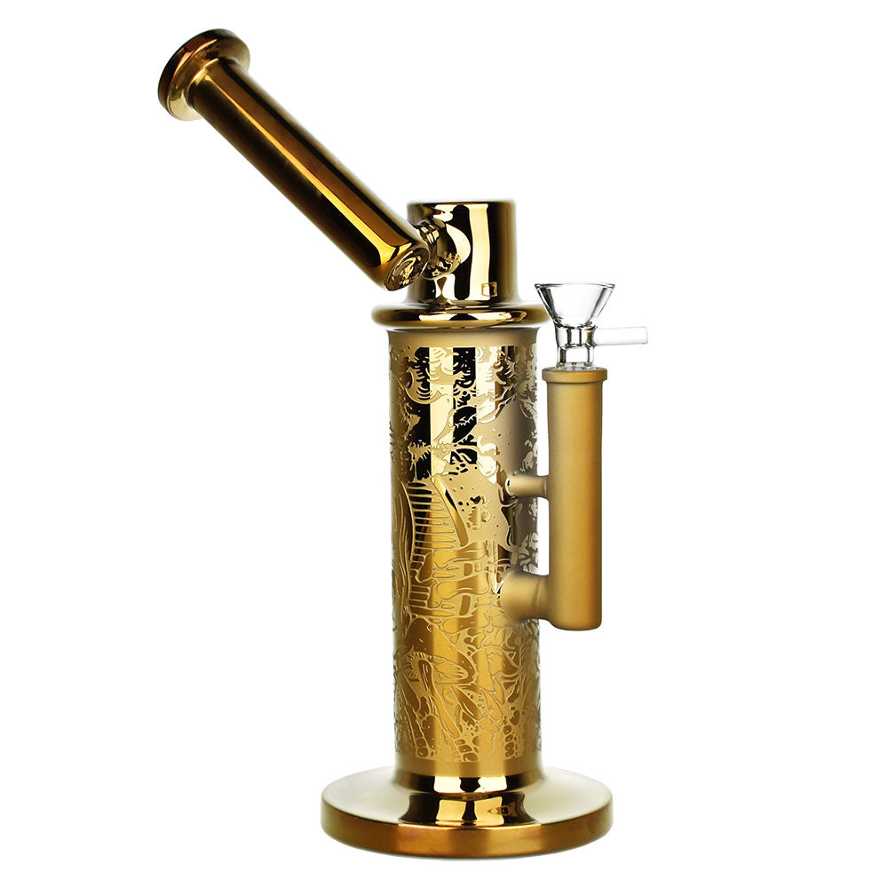 Death & Decay Electroplated Water Pipe - 10.75"/14mm F