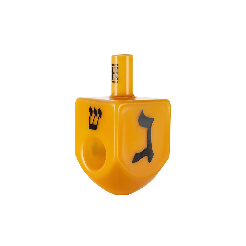 Hemper Dreidel Glass Hand Pipe - 4"