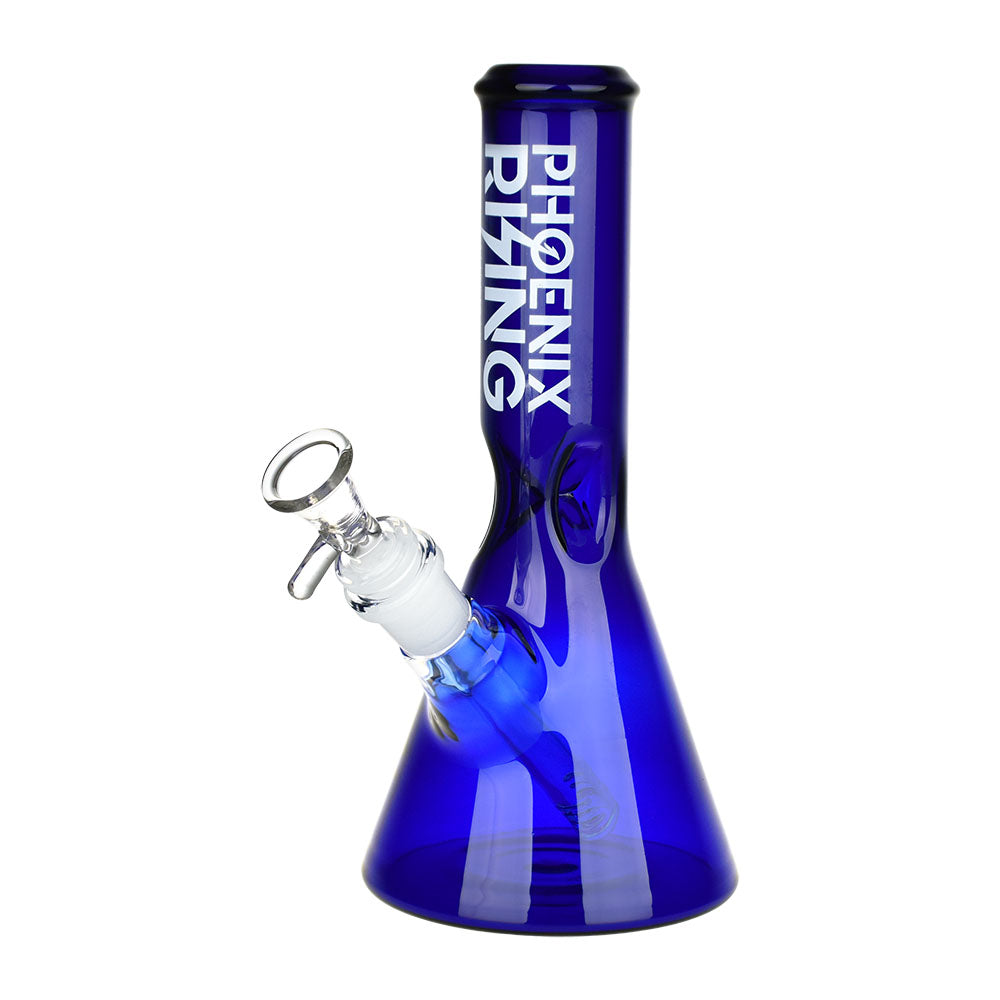 Phoenix Rising Transparent Color Glass Beaker Water Pipe | 9.25" | 14mm F