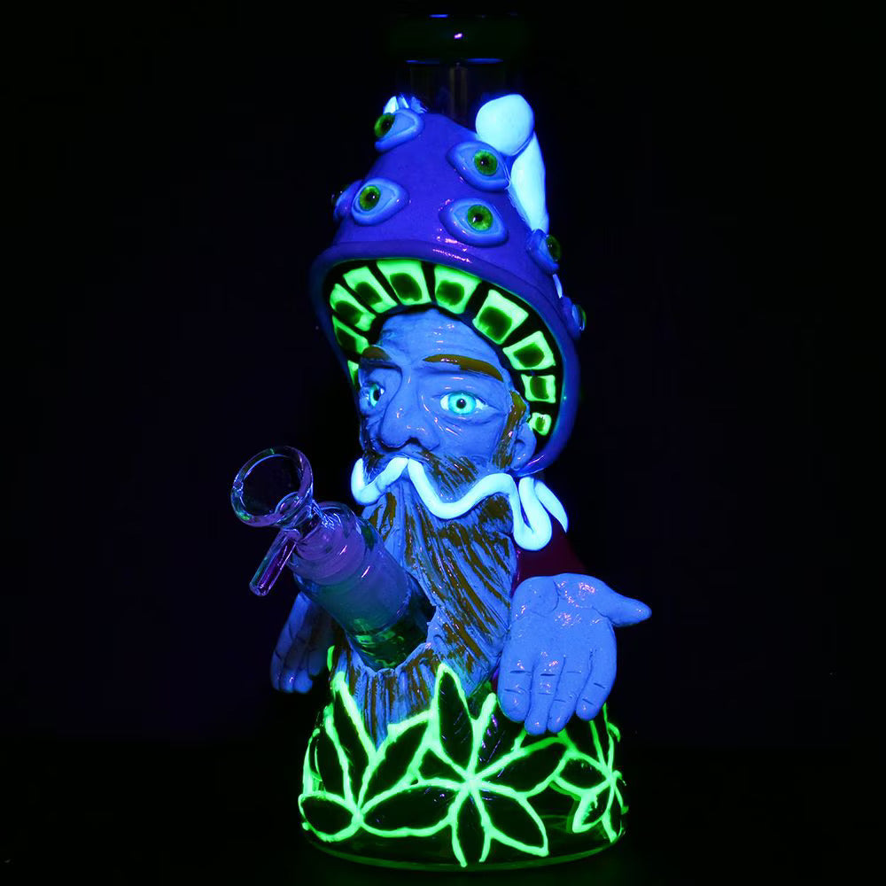 Pulsar Design Series Glow Beaker Water Pipe | Herbal Wisdom