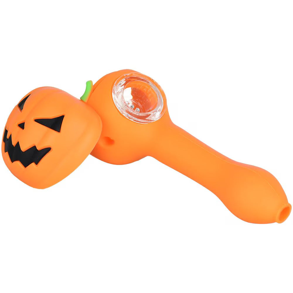 Pumpkin Silicone Spoon Pipe | 5" | 3ct Bundle