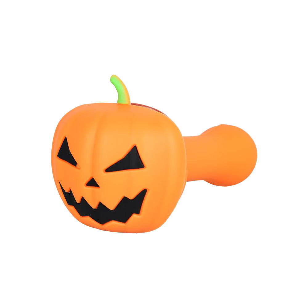 Pumpkin Silicone Spoon Pipe | 5" | 3ct Bundle